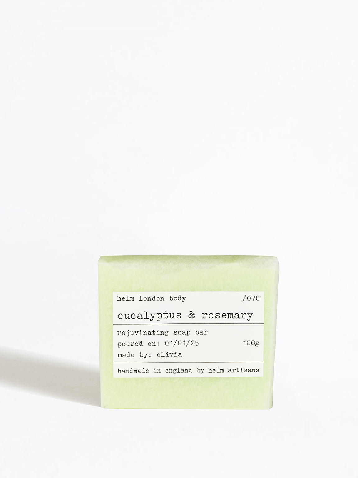 Eucalyptus & Rosemary Rejuvenating Soap Bar - 100g