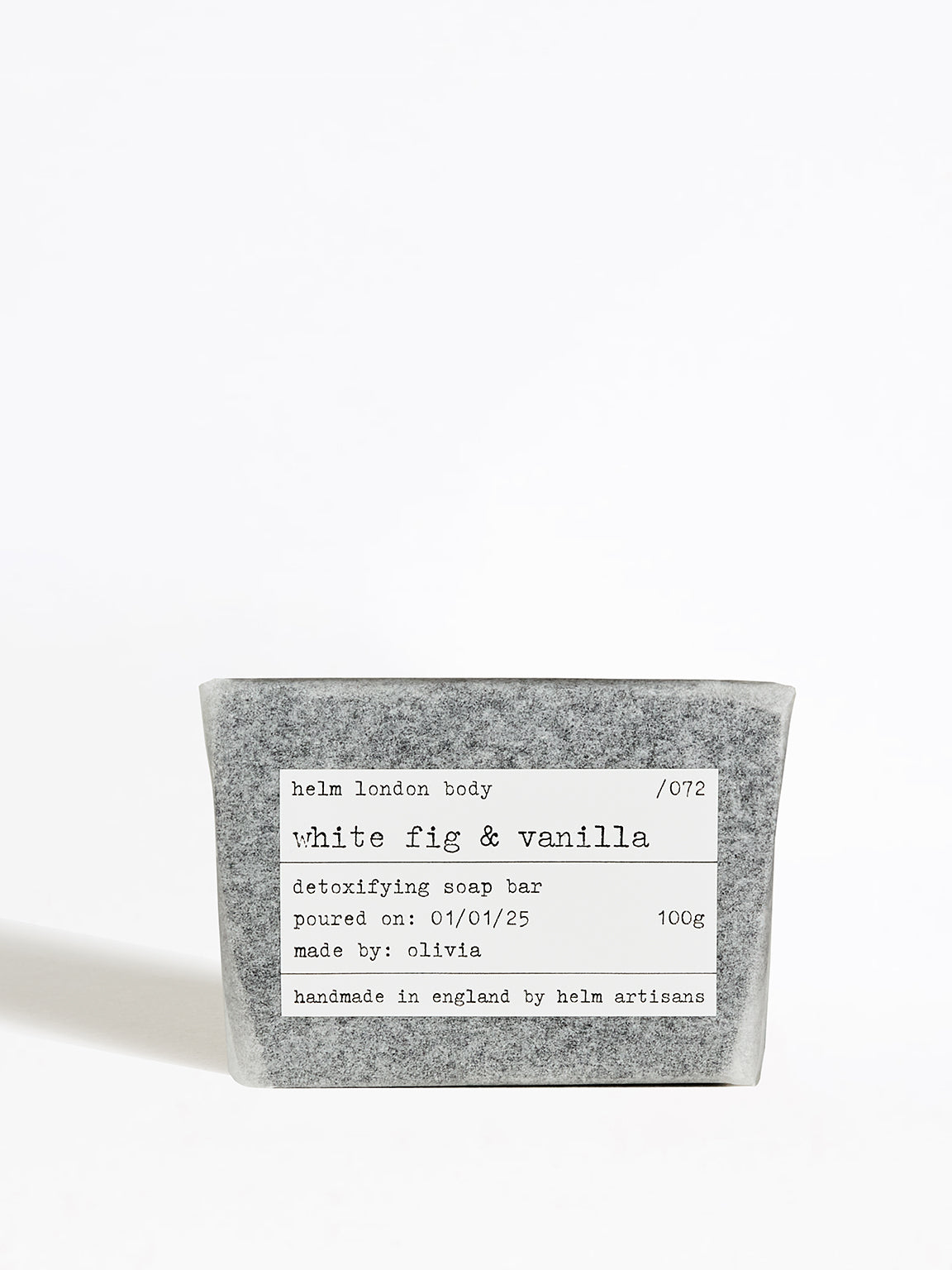 White Fig & Vanilla Detoxifying Soap Bar - 100g