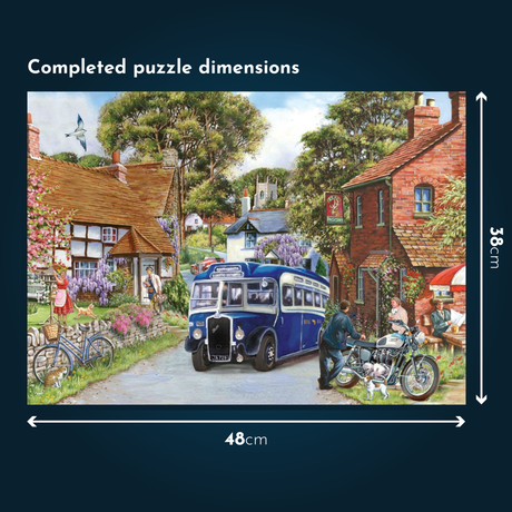 Street Market 500 Piece Jigsaw Puzzle