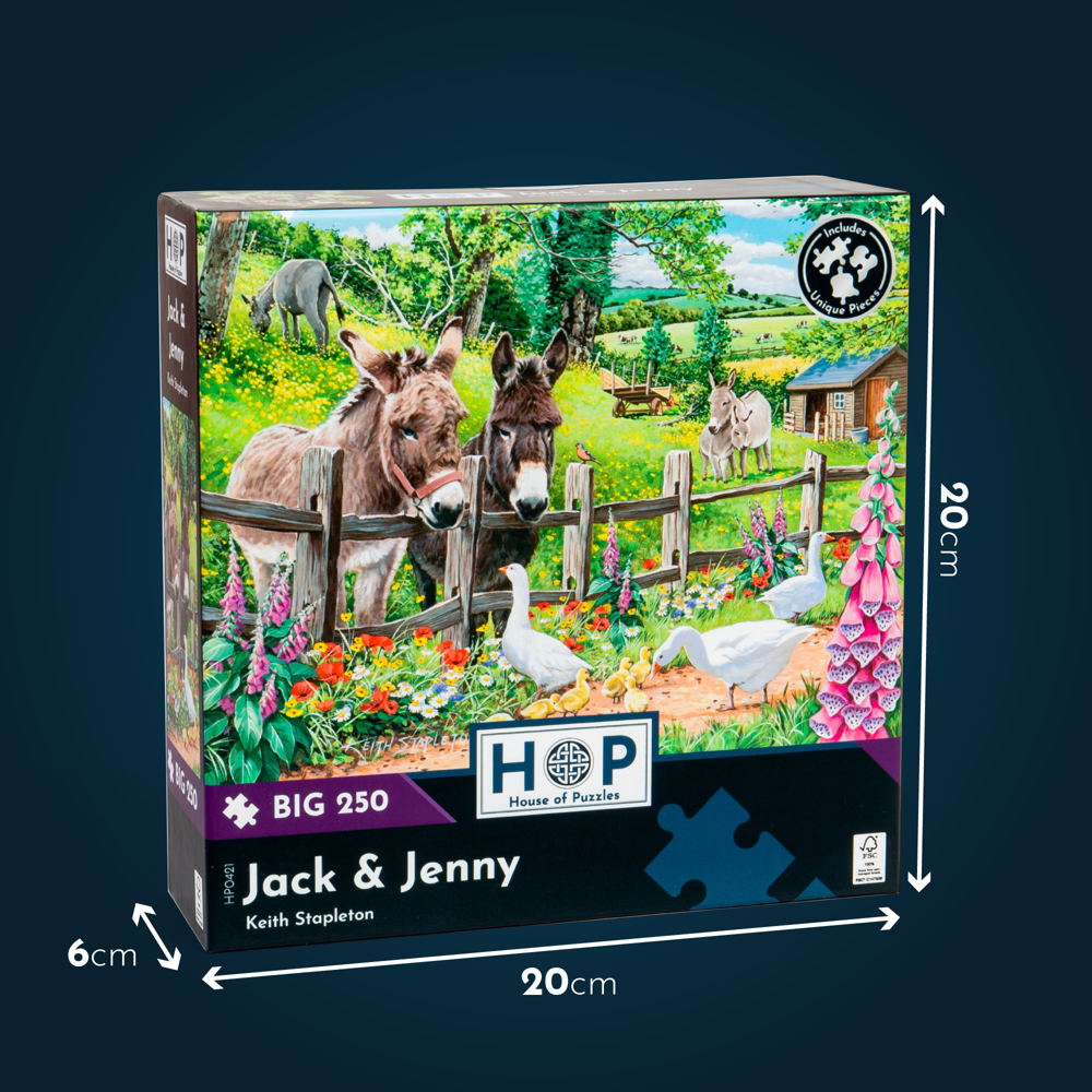 Farmer's Friends - 4 X BIG 250 Piece Jigsaw Puzzle