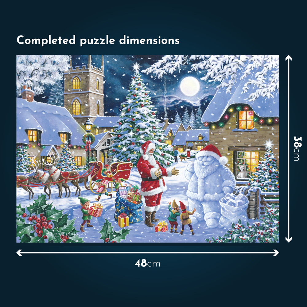 Christmas Shopping - 4 X 500 Piece Jigsaw Puzzle