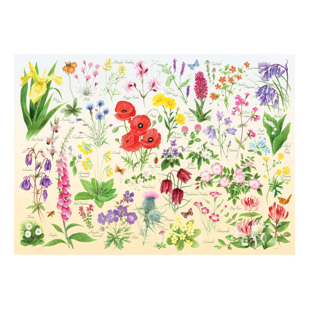 Wildflowers 1000 Piece Jigsaw Puzzle