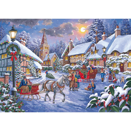 Christmas Is Coming - 2 X BIG 500 Piece Jigsaw Puzzle