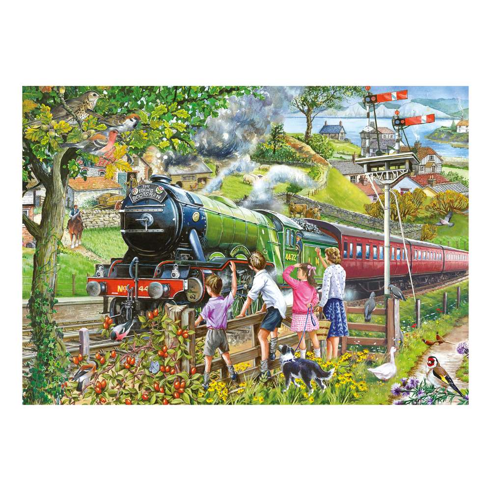 Full Steam Ahead BIG 500 Piece Jigsaw Puzzle