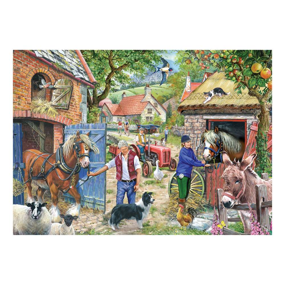 Appletree Lane BIG 500 Piece Jigsaw Puzzle
