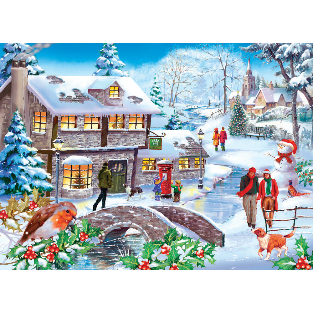 Winter Walk BIG 500 Piece Jigsaw Puzzle