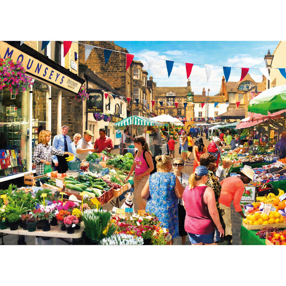 Street Market 500 Piece Jigsaw Puzzle