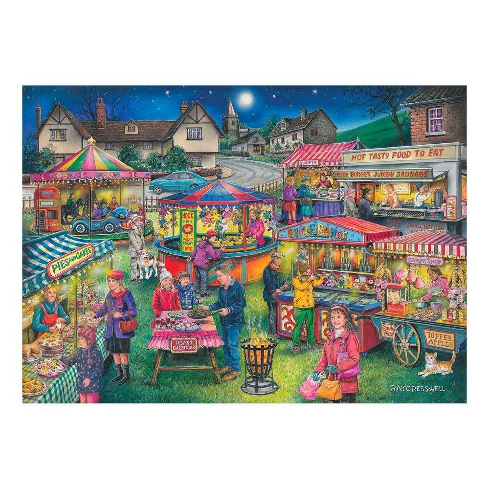 Village Fayre BIG 500 Piece Jigsaw Puzzle