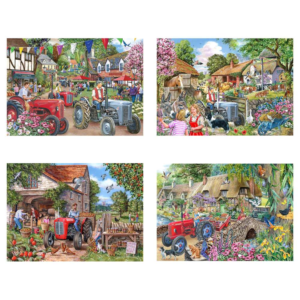 Farmer's Friends - 4 X BIG 250 Piece Jigsaw Puzzle