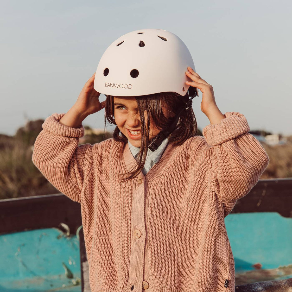 Kids Helmet - Matte Pink
