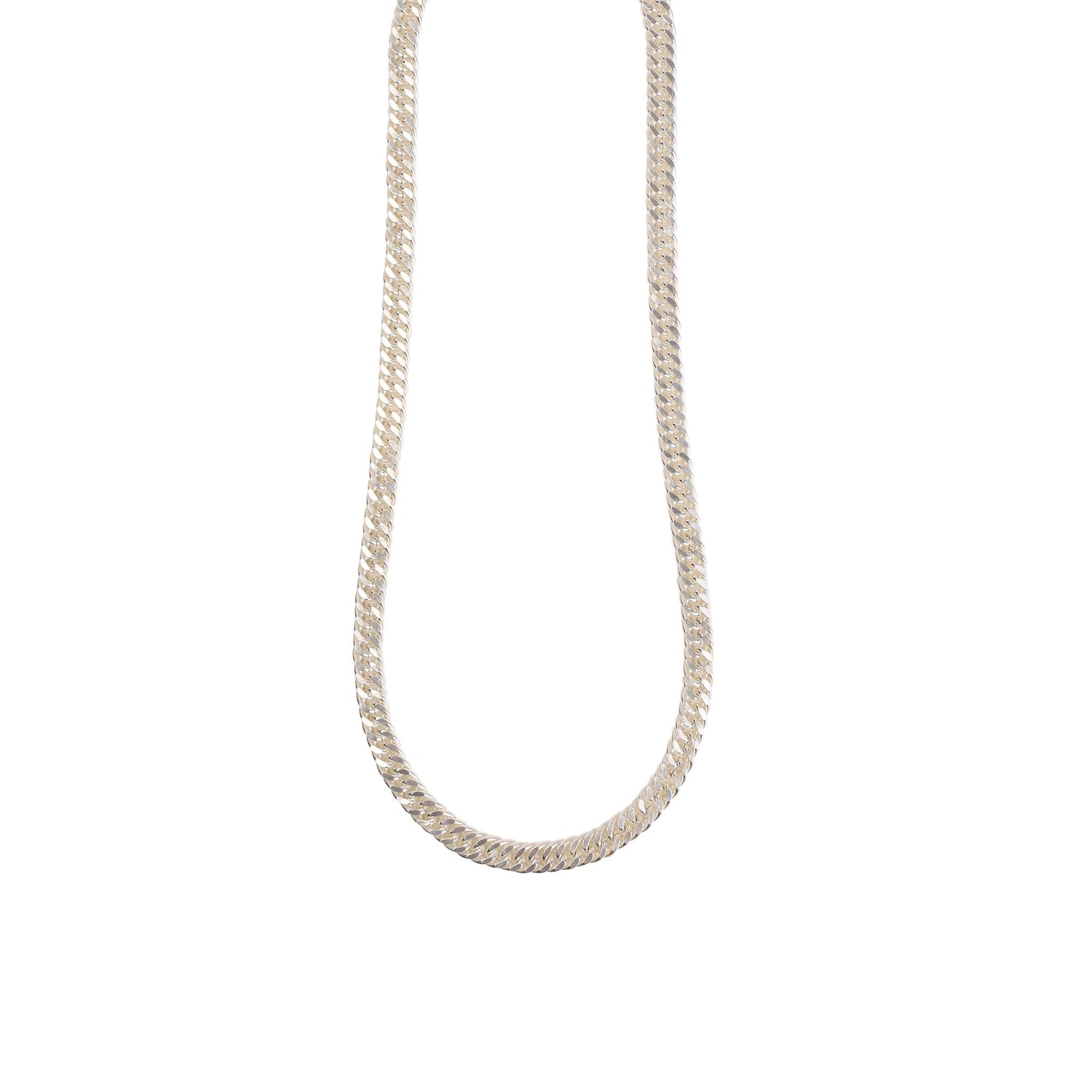 Herringbone Chain Long 22" 56cm Silver