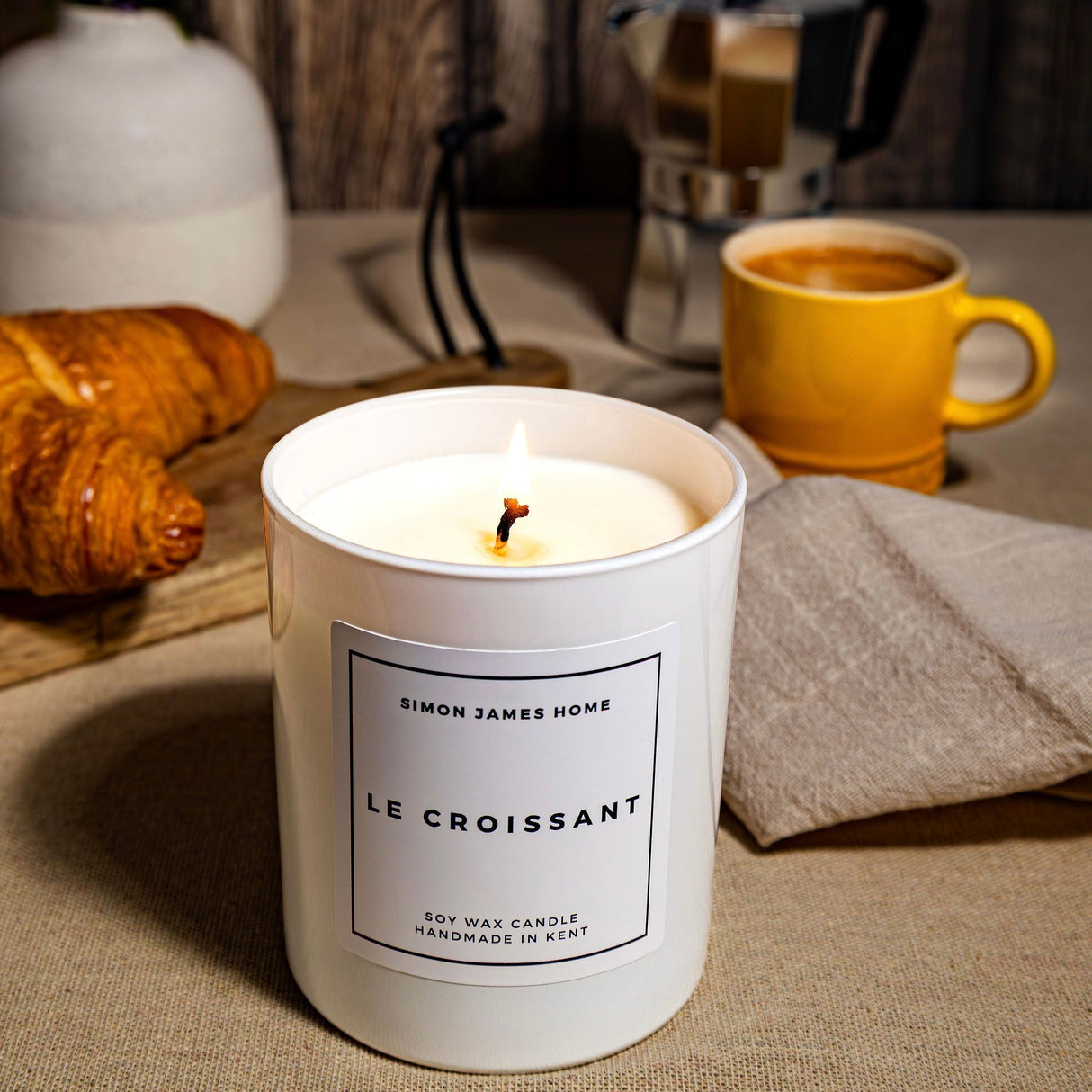 Le Croissant Handmade Soy Wax Candle - The Ultimate Croissant Candle