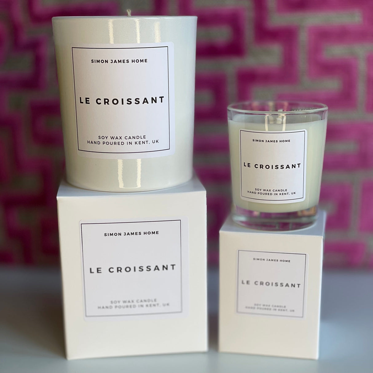 Le Croissant Handmade Soy Wax Candle - The Ultimate Croissant Candle
