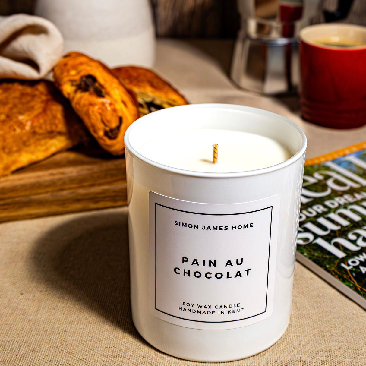 Pain au Chocolat Handmade Soy Wax Candle