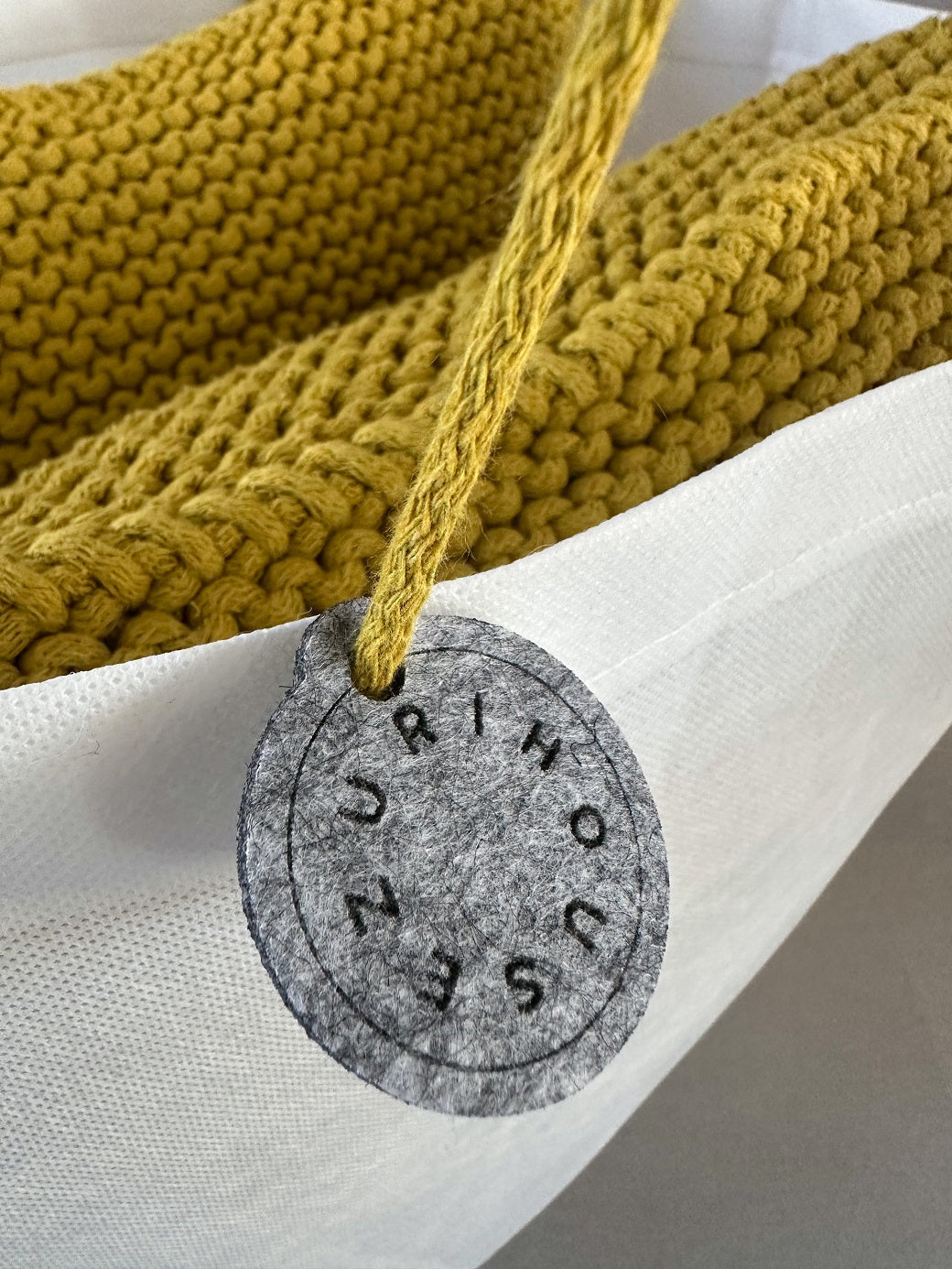 Knitted Square Cushion | GOLDEN KIWI