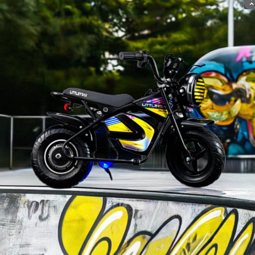 Littletrax 350W Kids Electric Bike – Ages 3 to 7 ride on mini motorbike