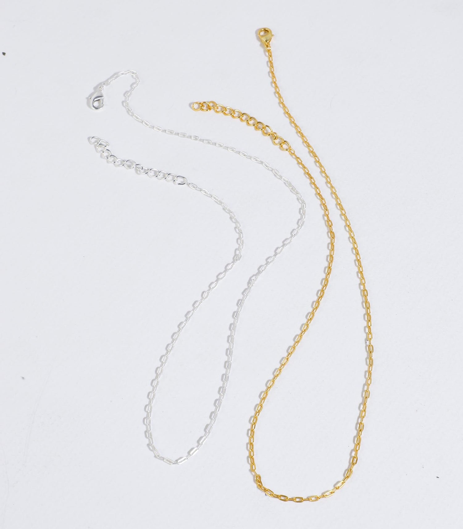 Paperclip Chain Necklace (Xsmall) Silver