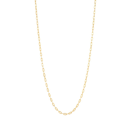 PaperClip Chain Necklace Gold (Small)