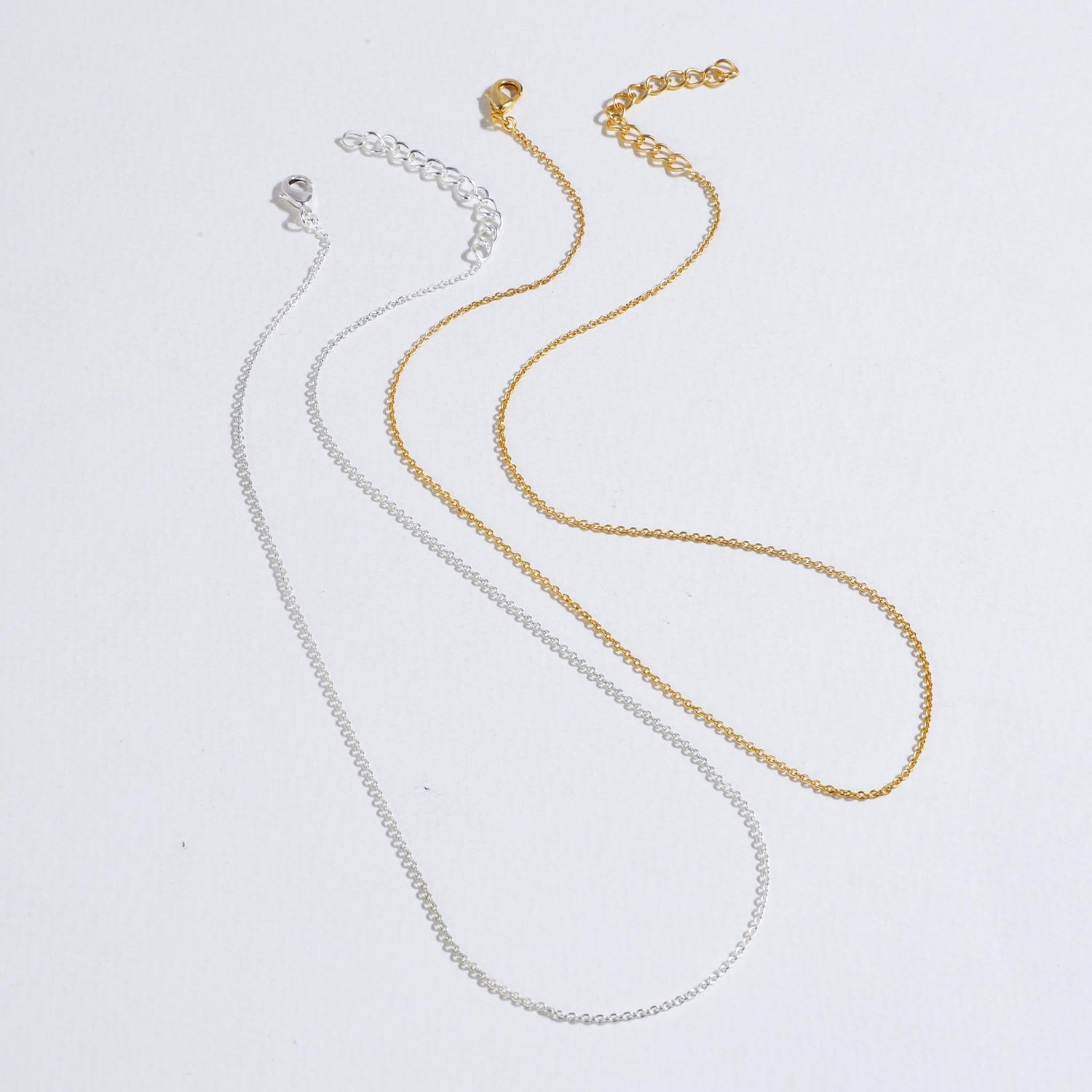 Fine Chain Necklace  Silver