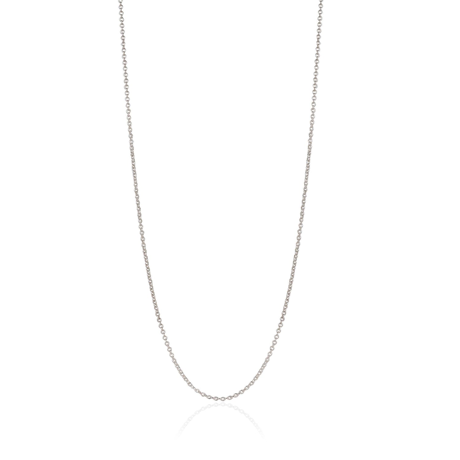 Fine Chain Necklace  Silver