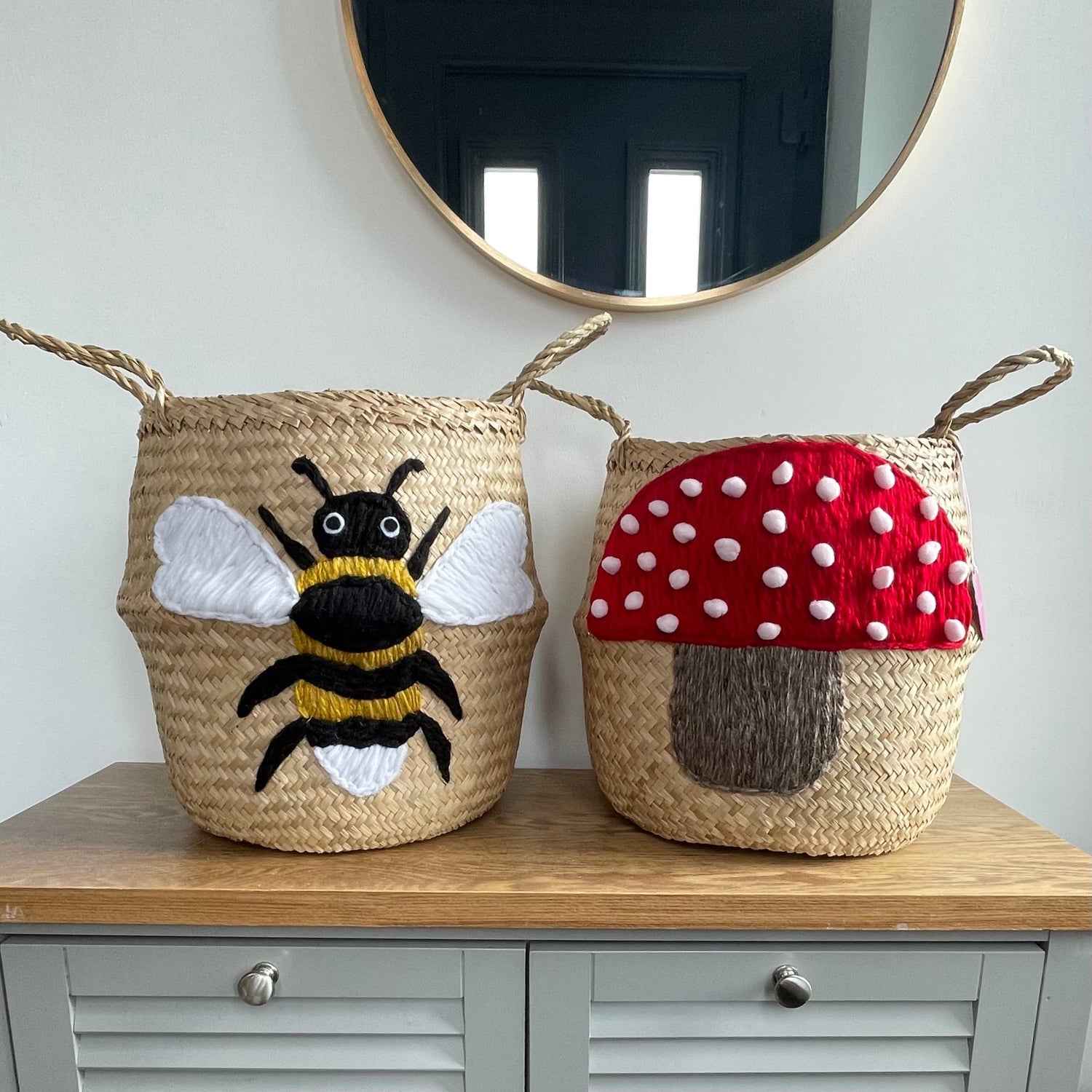 Bumble Bee Basket - Medium