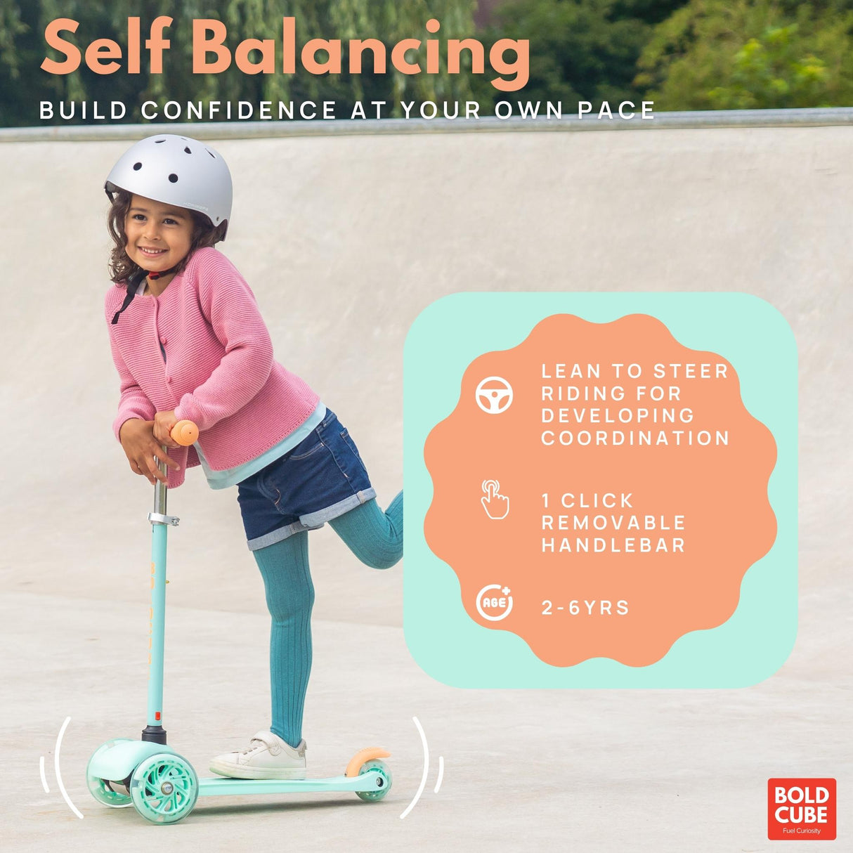 Mint - Teeny 3 Wheel Scooter