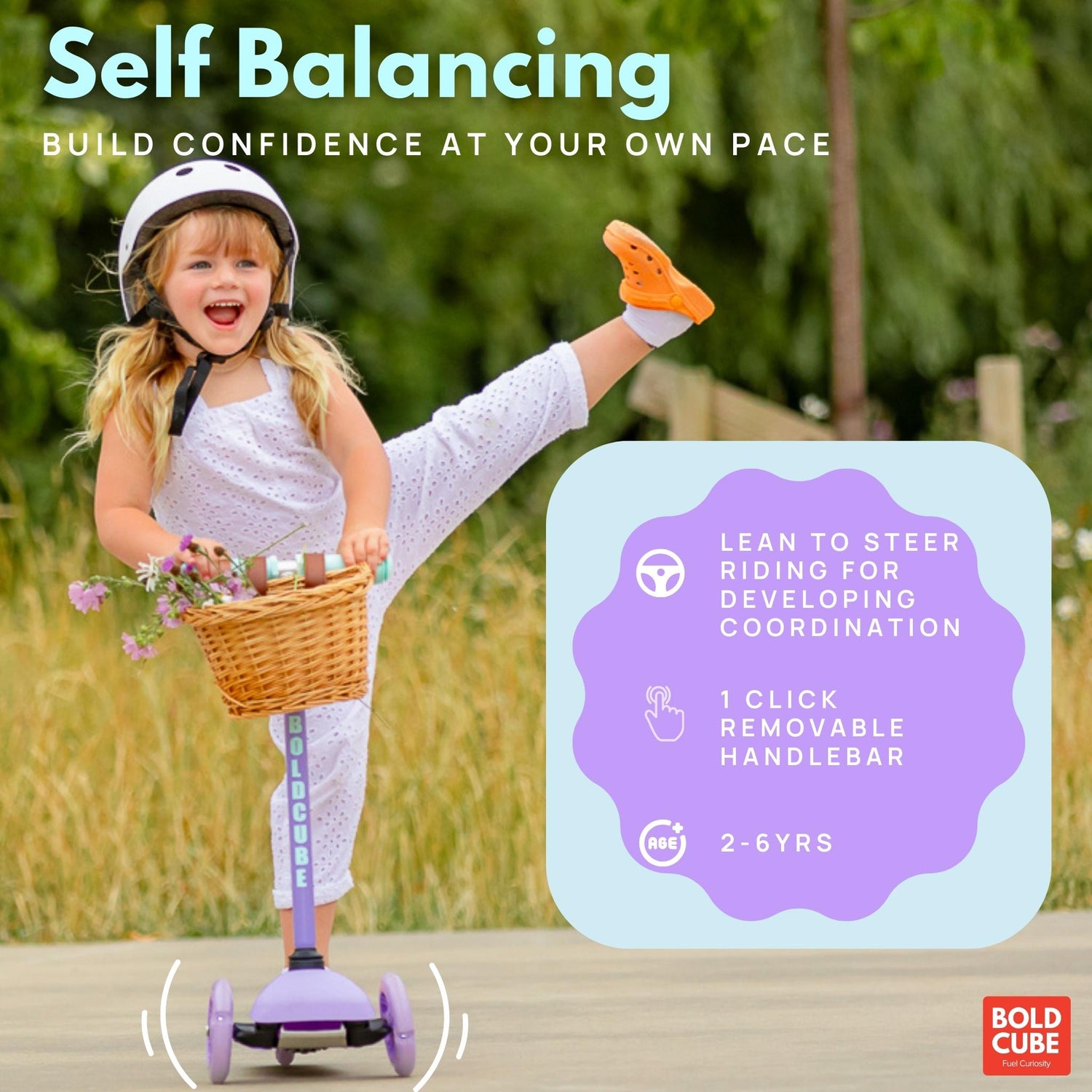 Lilac - Teeny 3 Wheel Scooter