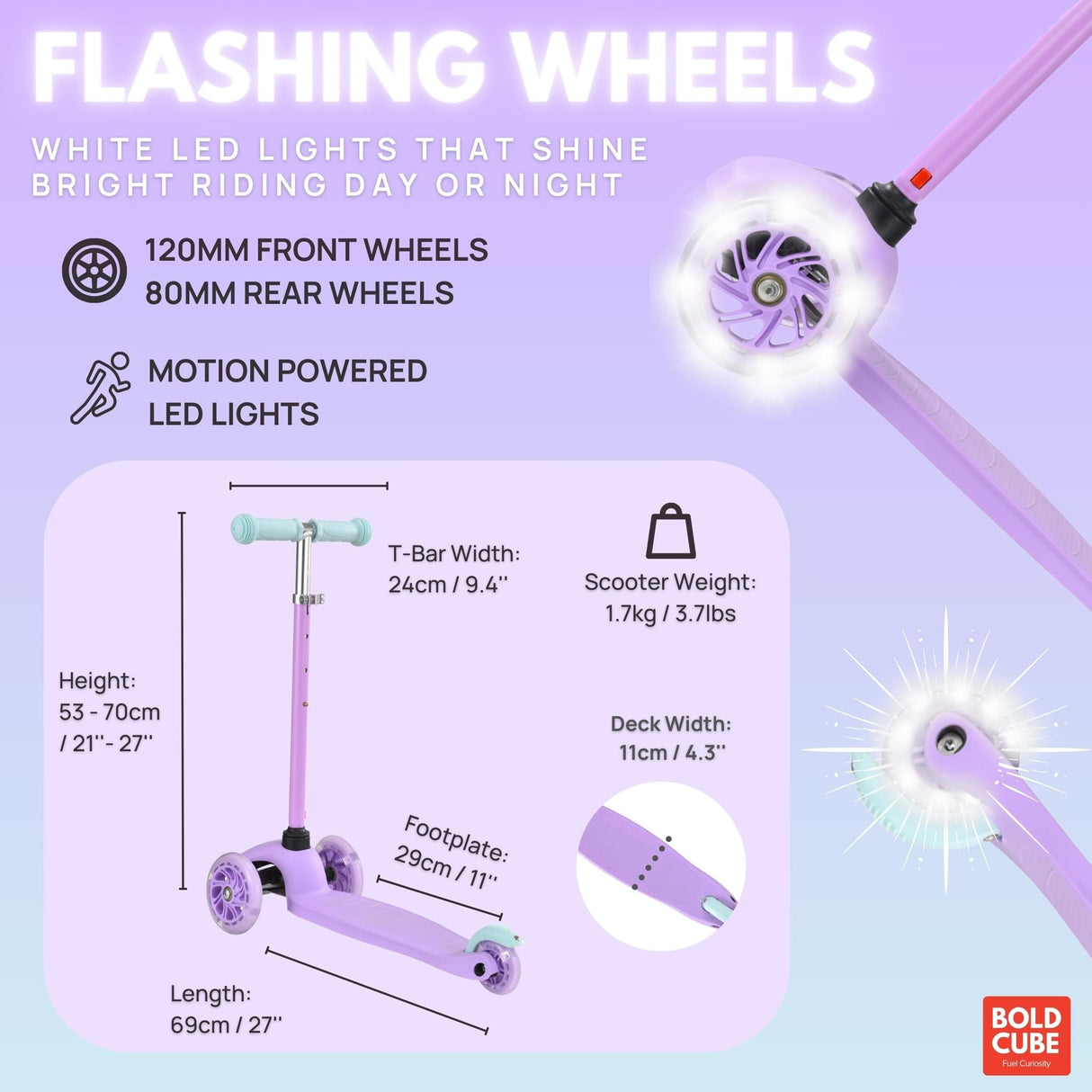 Lilac - Teeny 3 Wheel Scooter