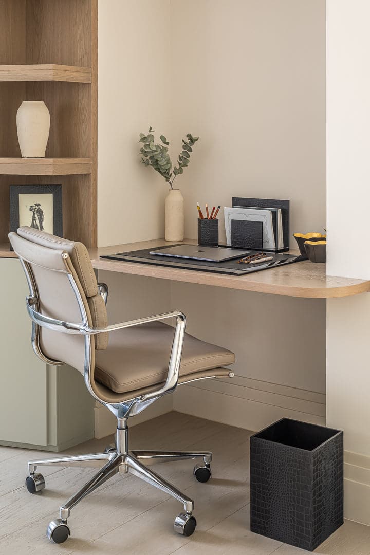 Chelsea Pen Holder Croc Noir