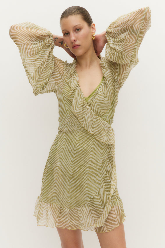 THE KIMI DRESS - IGUANA