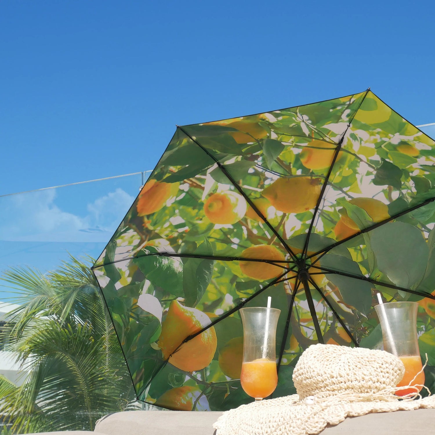 Lemon Umbrella – Windproof & UPF50+