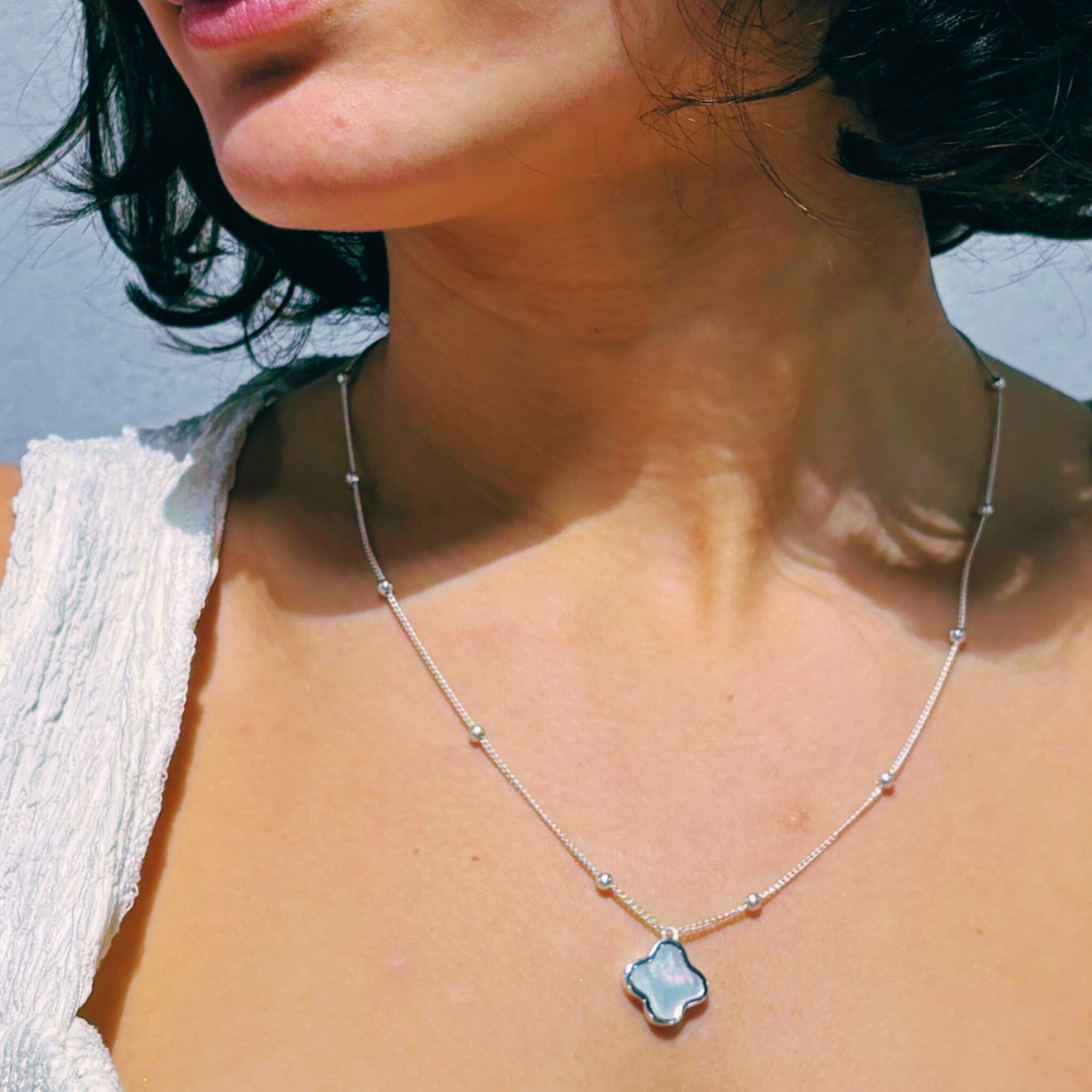 Clover Mother of Pearl Jewellery Set (10% Off)