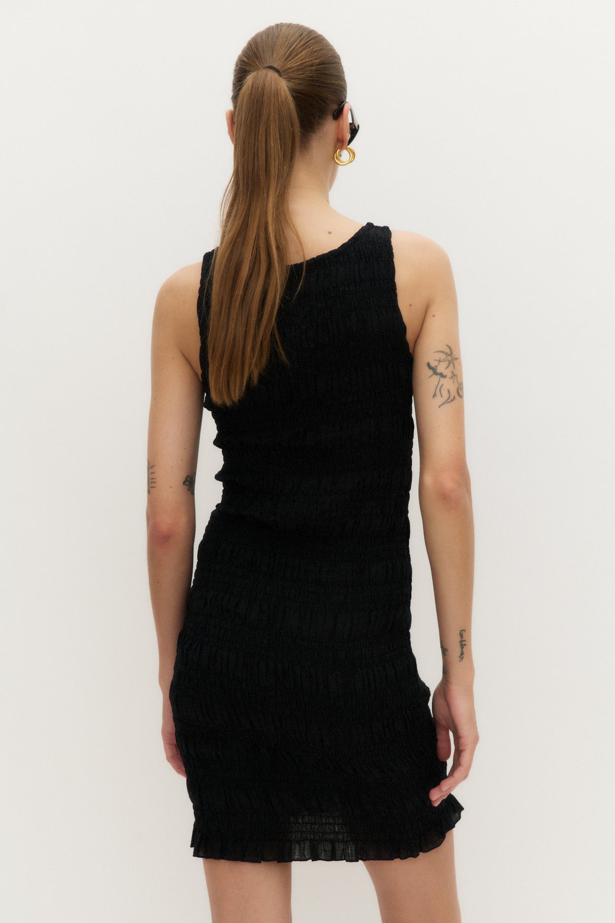 THE LOLA DRESS - ORGANIC COTTON BLACK