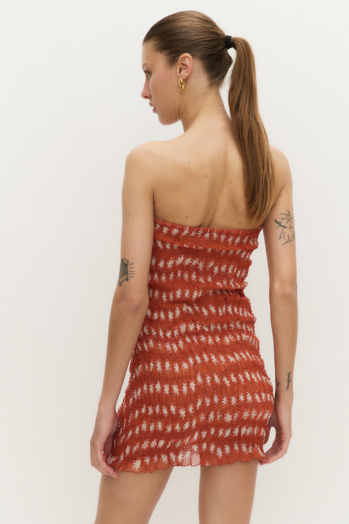 The Lola Strapless - Coral