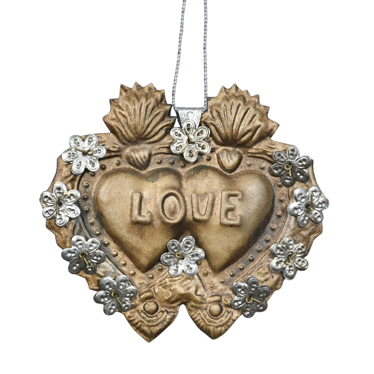 Heart Milagro Double Hearts Love "Your Heart Next to Mine"