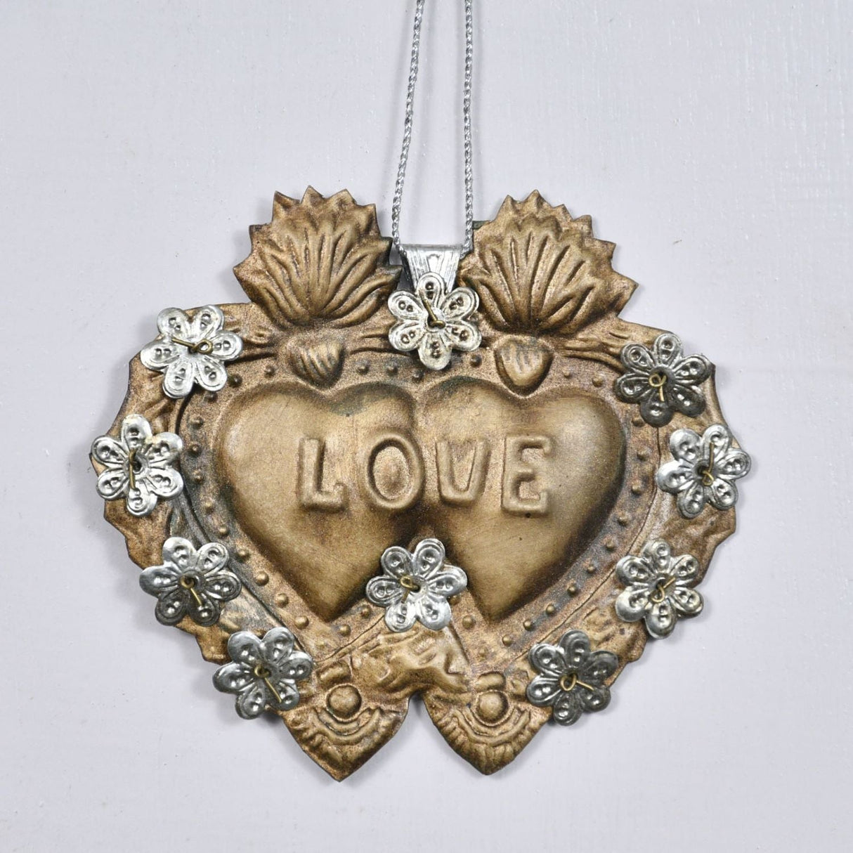 Heart Milagro Double Hearts Love "Your Heart Next to Mine"