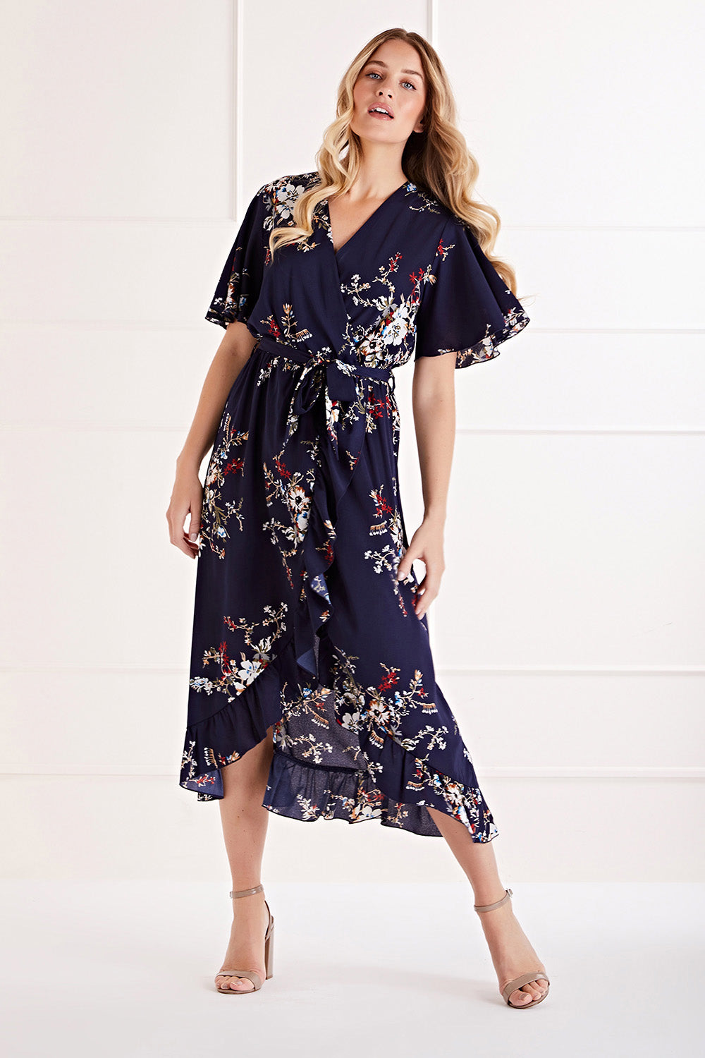 Dipped Hem Maxi Dress