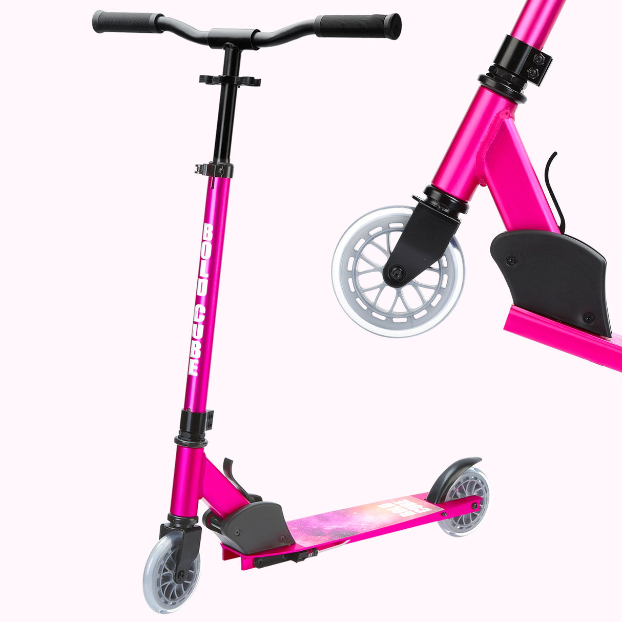 Fuchsia - Deluxe 2 Wheel Scooter