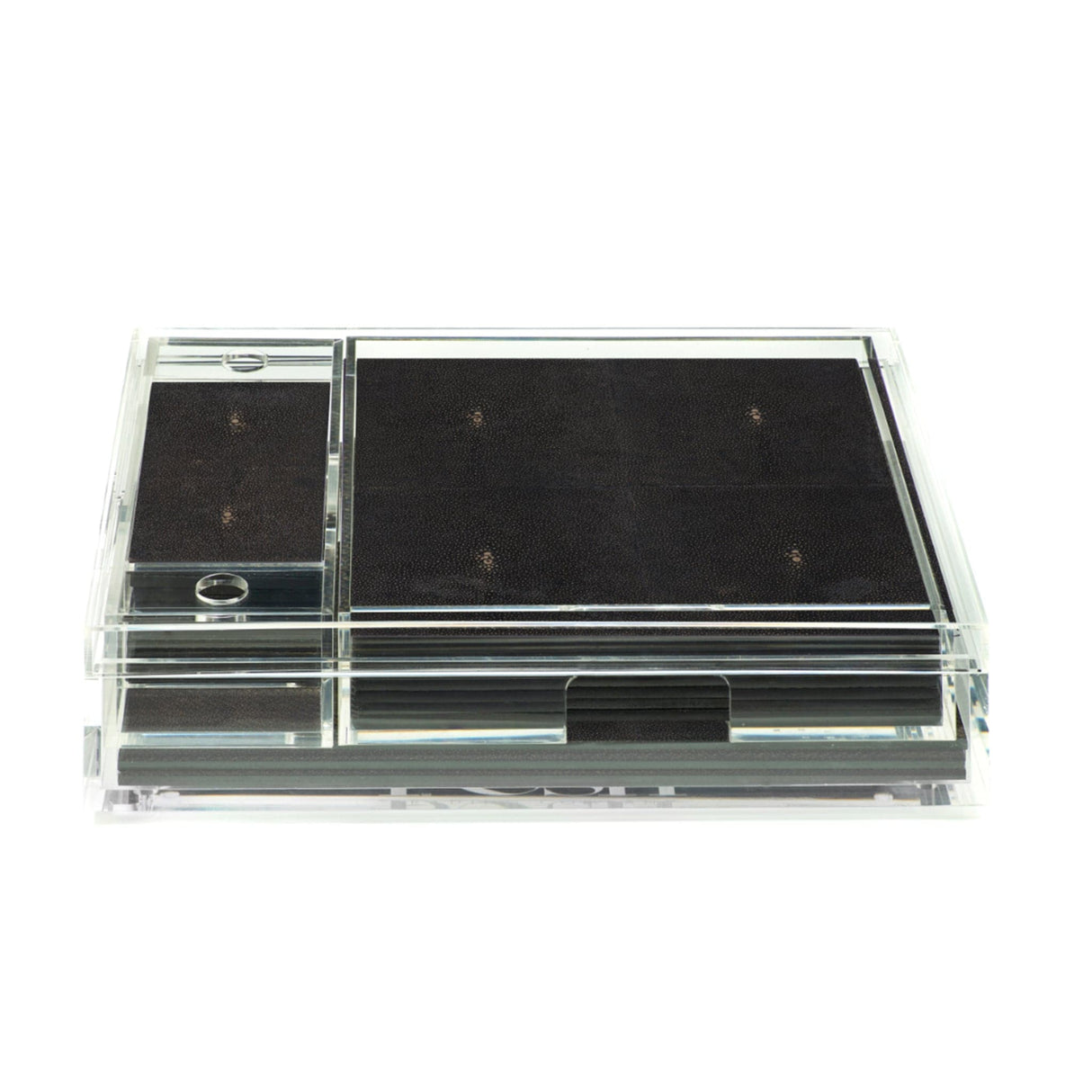 Matbox Clear - Faux Shagreen Chocolate