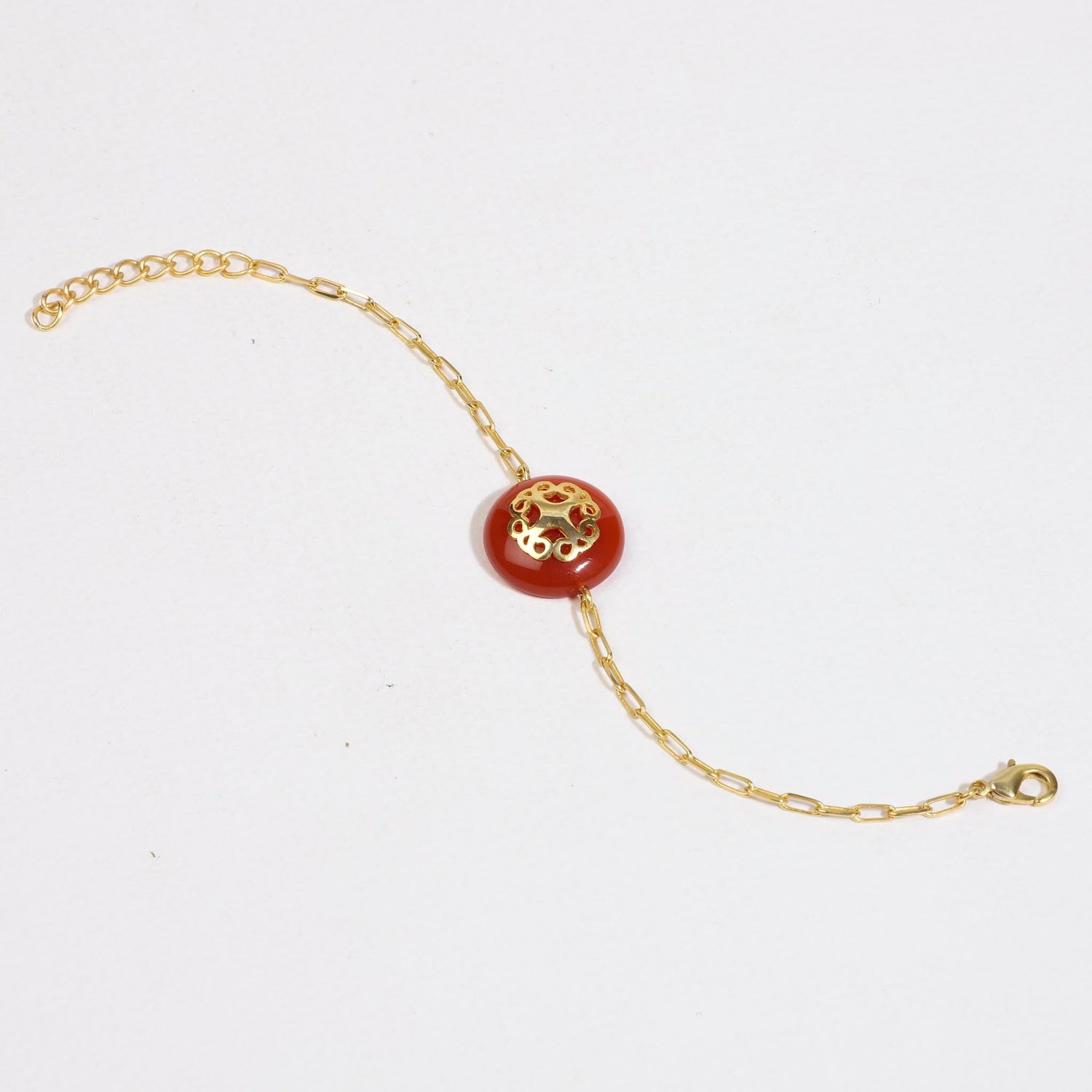 Melange Bracelet Red Carnelian