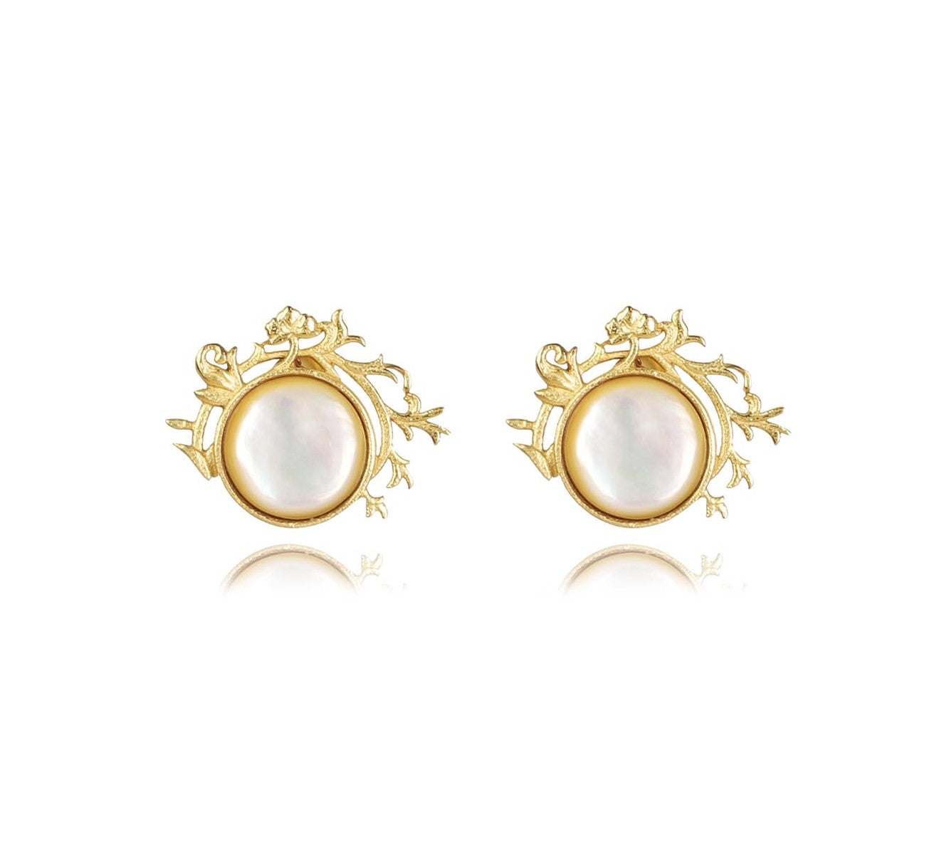 Flower Earring Mother of Pearl