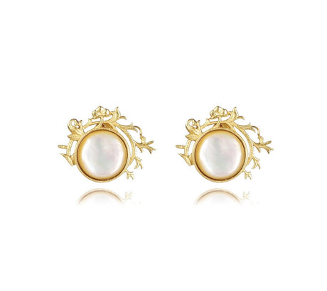 Flower Earring Mother of Pearl