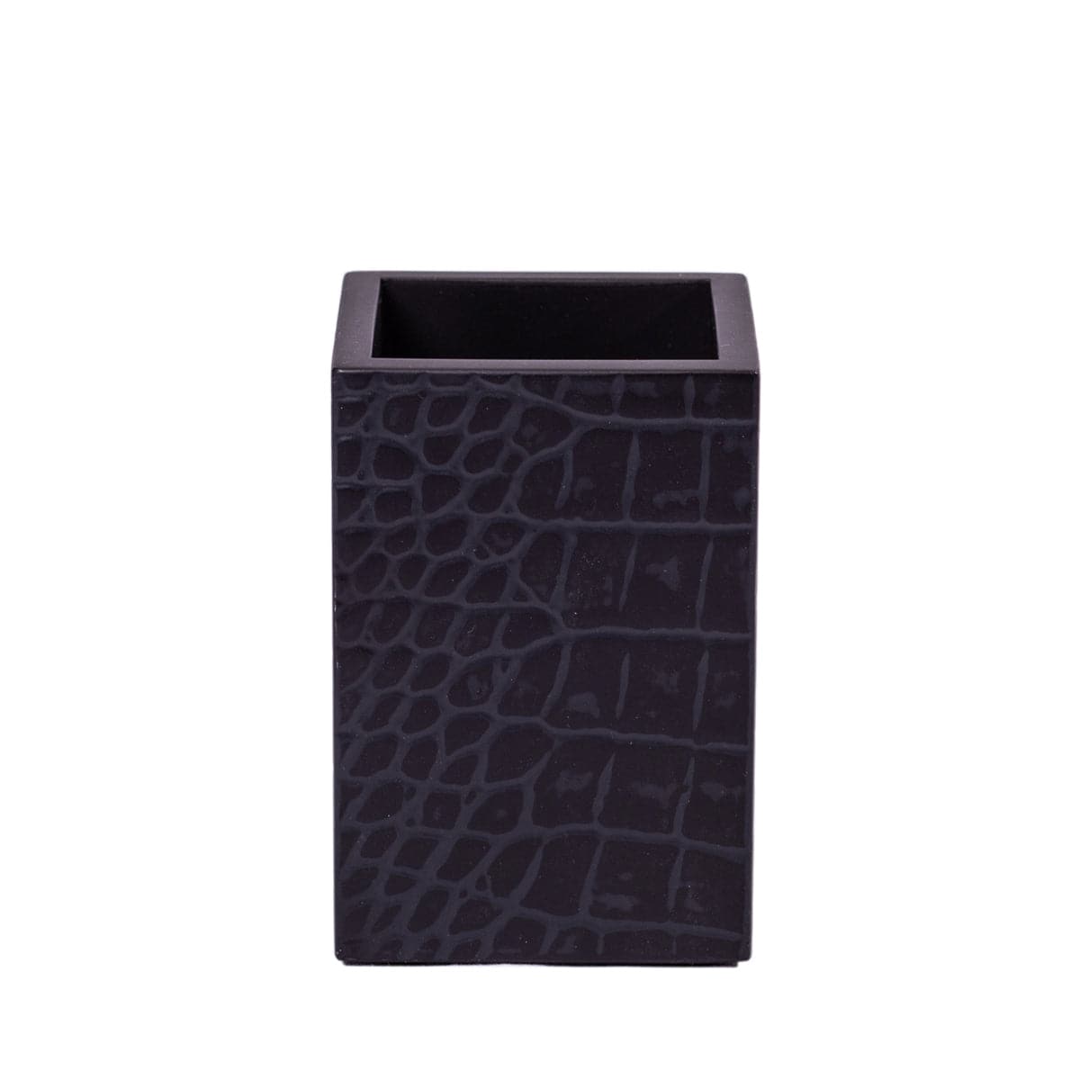 Chelsea Pen Holder Croc Noir