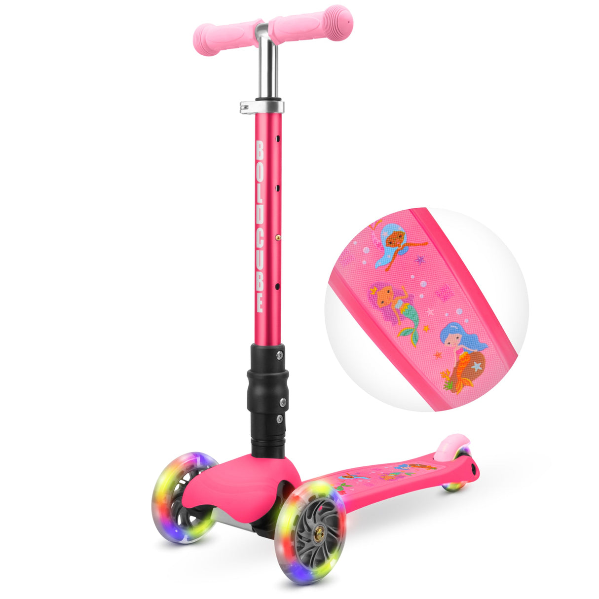 Mermaid - Teeny Fold 3 Wheel Scooter