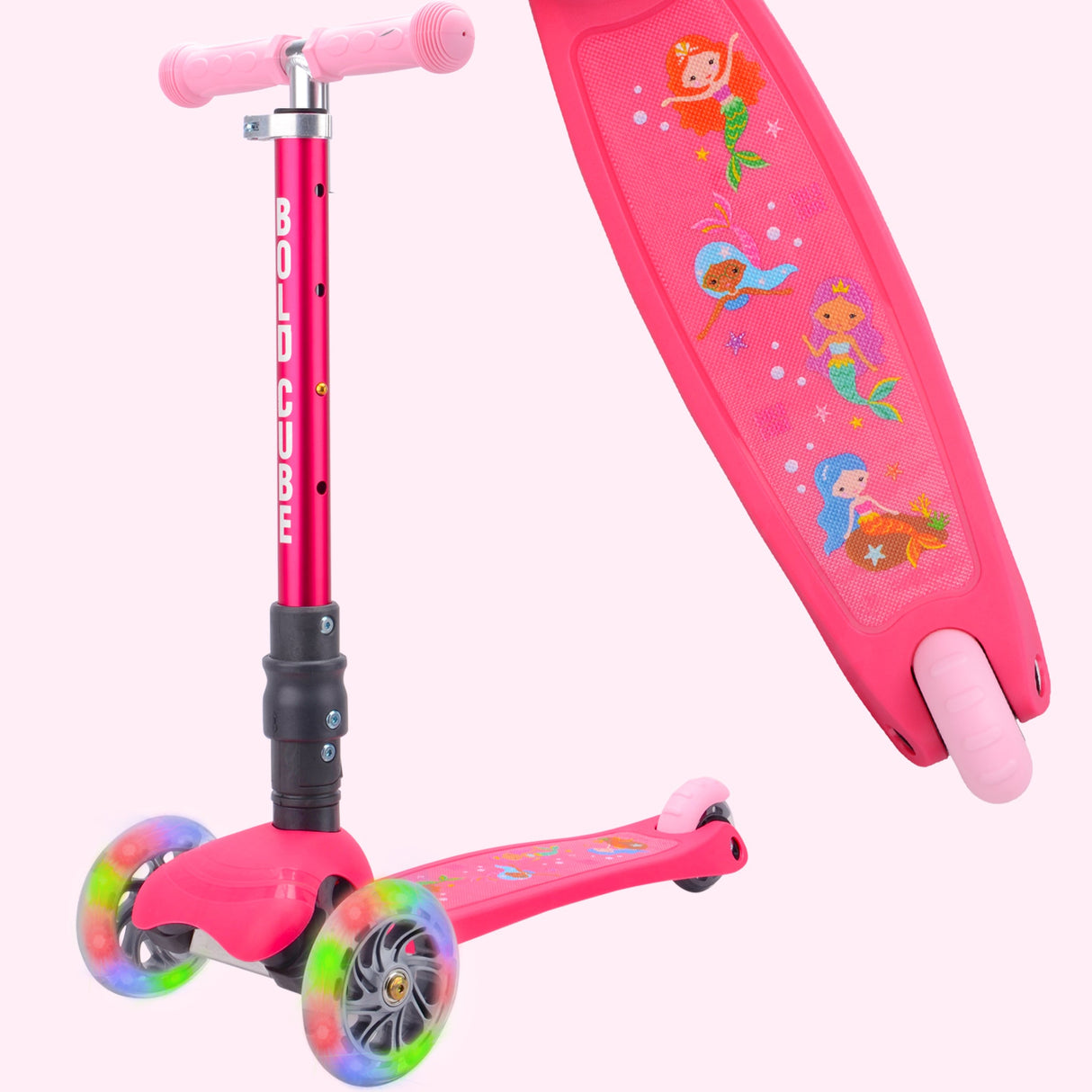 Mermaid - Teeny Fold 3 Wheel Scooter
