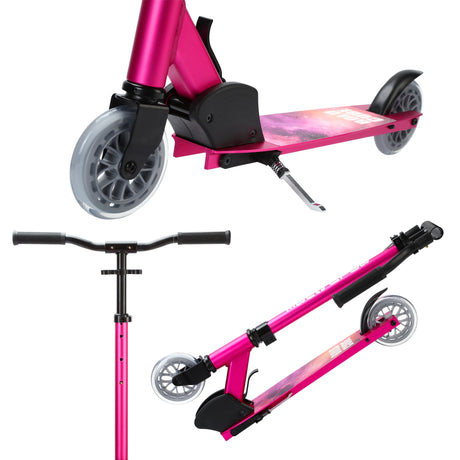 Fuchsia - Deluxe 2 Wheel Scooter