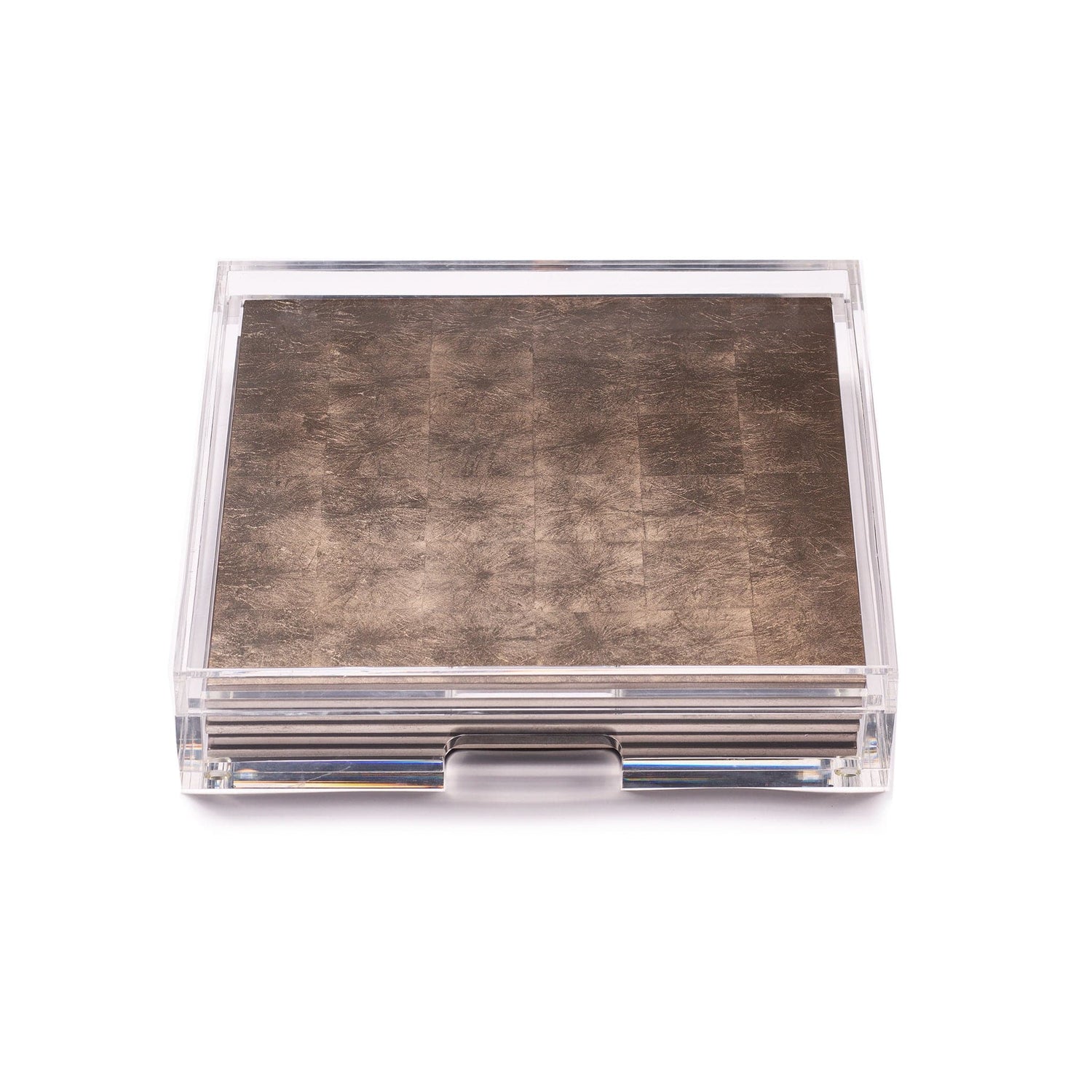 Placebox Clear Silver Leaf - Taupe