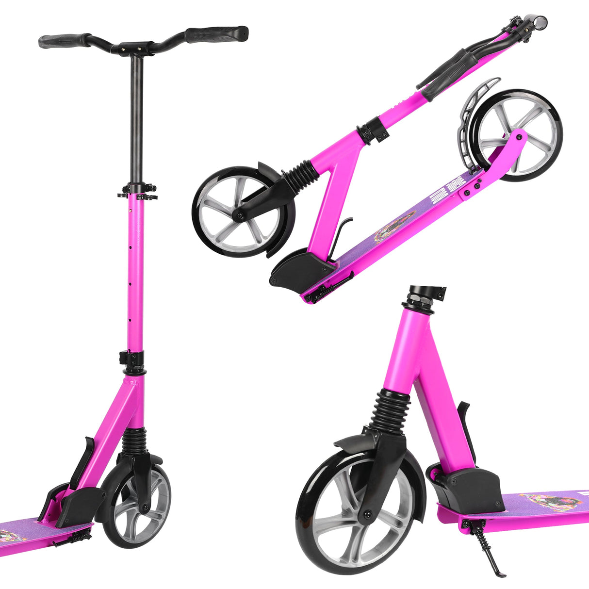 Purple- Big 2 Wheel Scooter