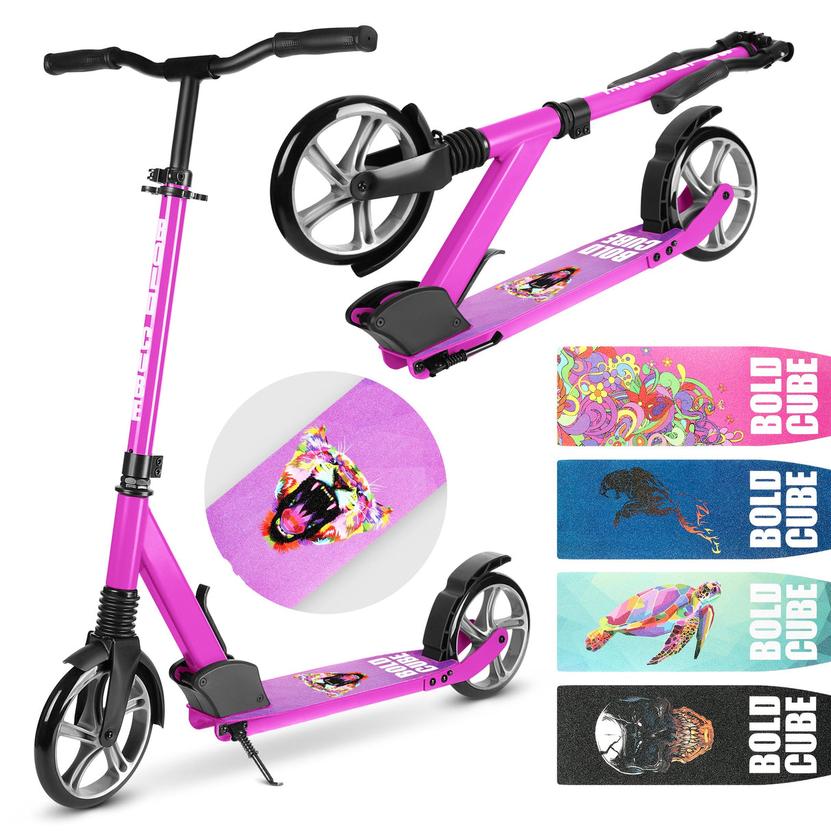 Purple- Big 2 Wheel Scooter