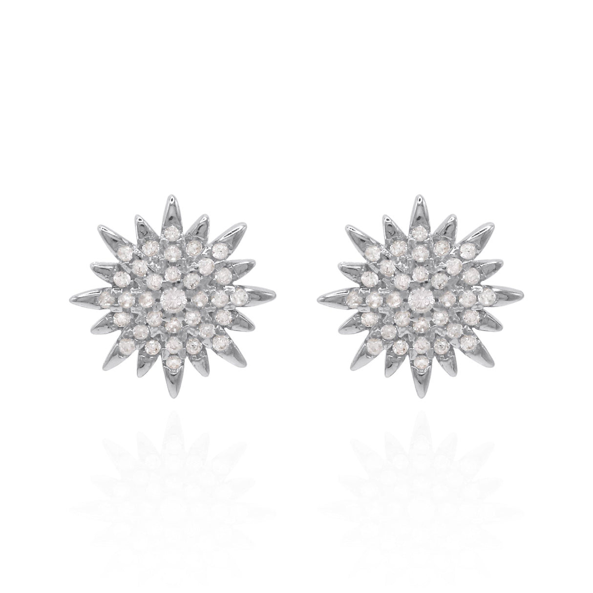 Rhea Starburst Stud Earrings | 925 Sterling Silver